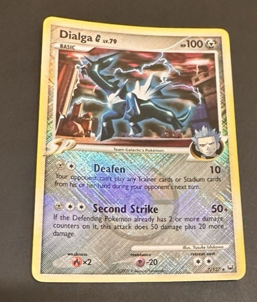 Dialga G LV. 79 - 7/127 -Platinum - Rare - Crosshatch Reverse Holo