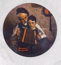 Norman Rockwell The Music Maker Knowles Limited Edition Collector Plate Vintage