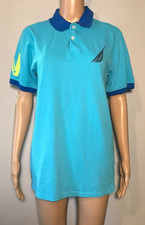 Nautica Boy's Shirt Size XL 100 Cotton Short Sleeve Graphic Collared Polo