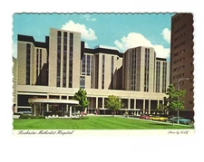 Rochester Methodist Hospital in Rochester Minnesota vintage postcard unposted