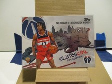 2025 Topps Basketball Clutch City Tre Johnson III RC