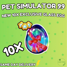 🔥💎 NUOVE 10X esclusive uova di vetro💎🔥PET SIMULATOR 99 - PIÙ ECONOMICHE!⚡💸