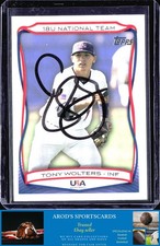 2010 Topps USA Baseball *Tony Wolters **Card #USA-20** AUTO (RC)