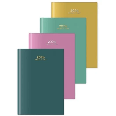 MARTELLO UK A5 2026 Colour Block Diary - Page A Day Date Journal Dates Organiser Notes