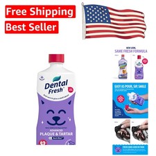 Advanced 17 fl oz Pet Dental Water Additive   Freshens Breath Without Brushing