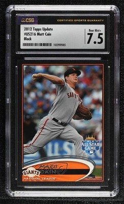 2012 Topps Update All-Star Black 5/61 Matt Cain #US216 0h1g