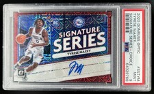 2020-21 Donruss Optic Tyrese Maxey Signature Series Choice Auto RC #SS-TYM PSA 9