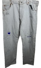 Levi  s Vintage Jeans Mens 501 Blue Rare Original Shark W36 Inch /L29 Inch