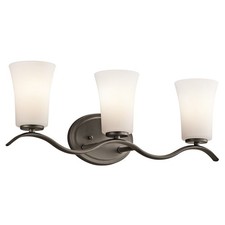 Kichler 45376 Armida 3 Light 23"W Vanity Light Bathroom Fixture - Bronze