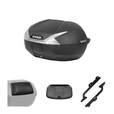 SHAD SH47 Koffer Kit weiß für Sym 500 MAXper Sym TL 2020-2026