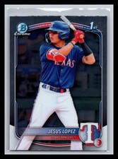 Jesus Lopez Texas Rangers 2025 Bowman #BCP-88 Chrome Prospects