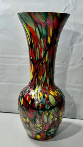 Signed Limited Edition Fenton Mosaic vase by Dave Fetty 453/1250