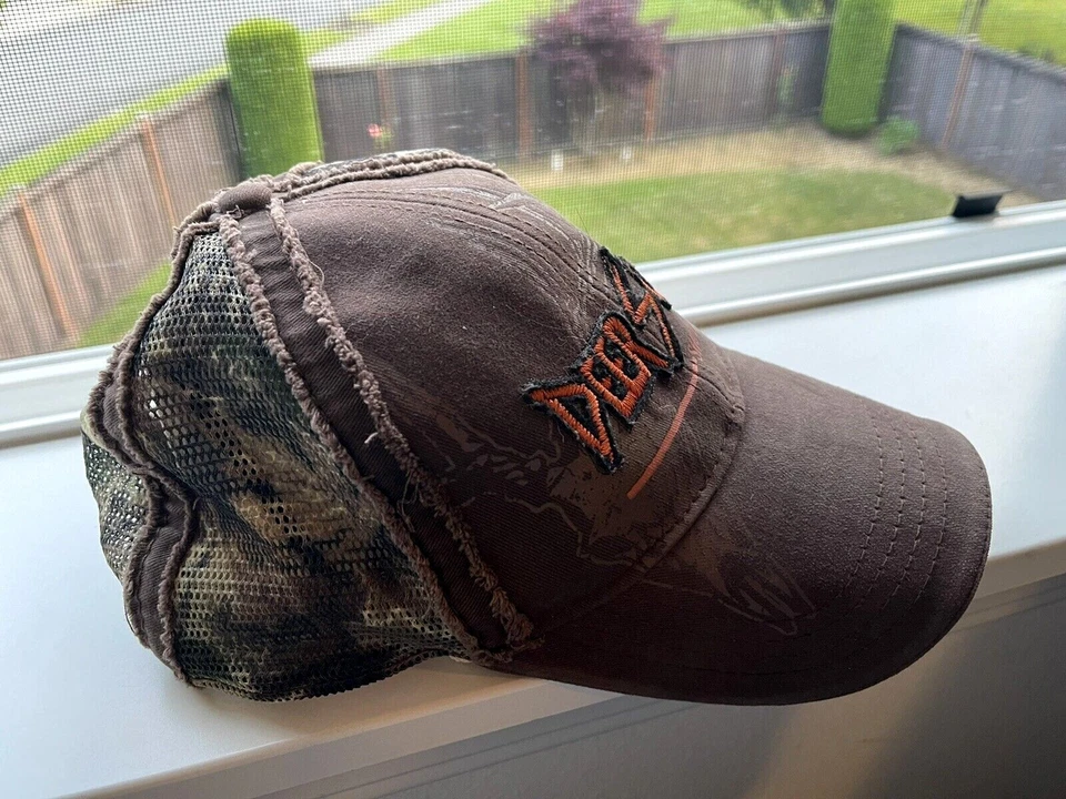 Deer Slayer  Shut Up & Hunt No Mercy Baseball Hat Cap Adjustable Brown Mesh Back - Image 3 of 4