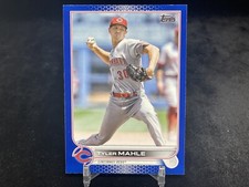 TYLER MAHLE 2022 TOPPS SERIES UPDATE #US21 BASE RETAIL BLUE PARALLEL / REDS