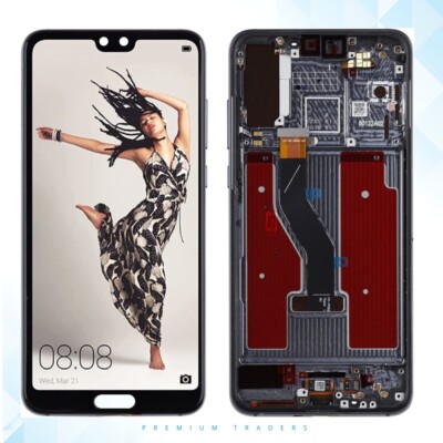 Für Huawei P20 Pro LCD Ersatz Display Touchscreen Digitizer mit Rahmen A++