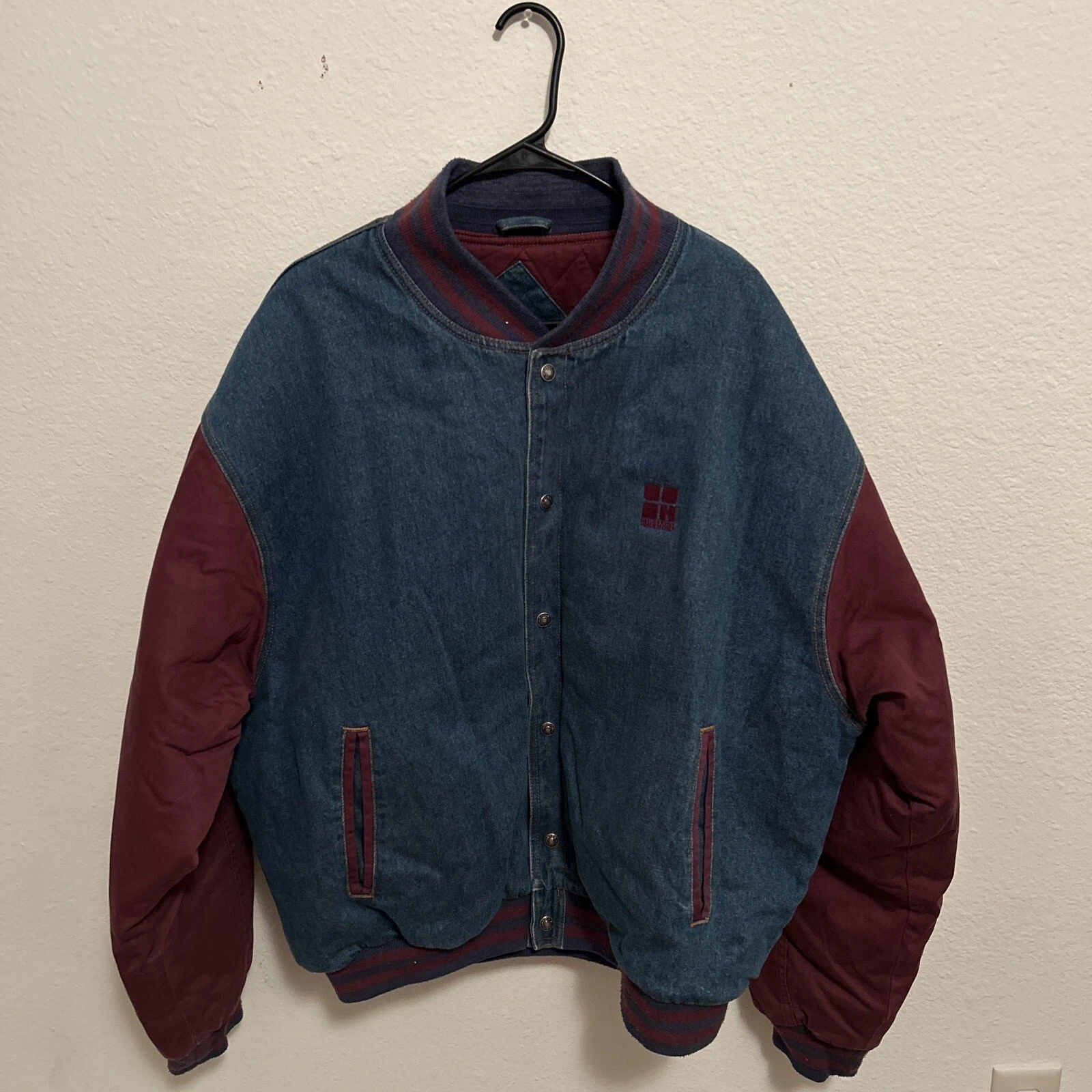 Vintage - HUBBARD FEEDS - Denim Jacket - Tri-Mountain - Men’s Size 2XL(RR)