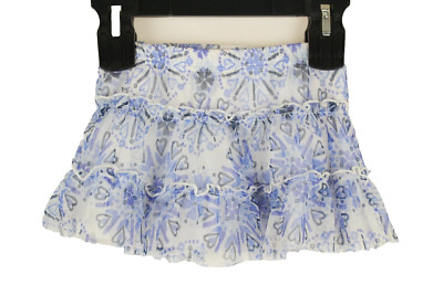 Toddler Girls Skirt Skort Floral Tulle Blue Size 18 Months
