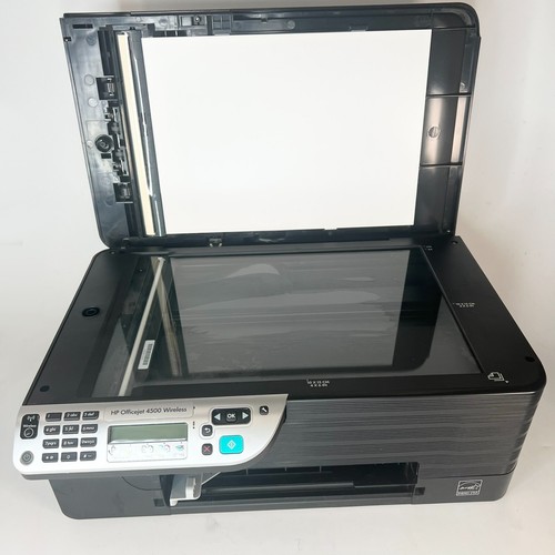 HP OfficeJet 4500 Wireless All-in-One Inkjet Printer Scanner Copier w Power Adpt - Picture 8 of 12