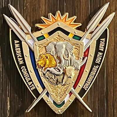 MSG-D Marine Security Guard Detachment Johannesburg, South Africa Challenge Coin