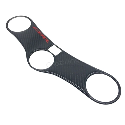 3D Carbon Triple Tree Top Clamp Upper Decal Sticker Fit Honda CBR600RR 2005-2006