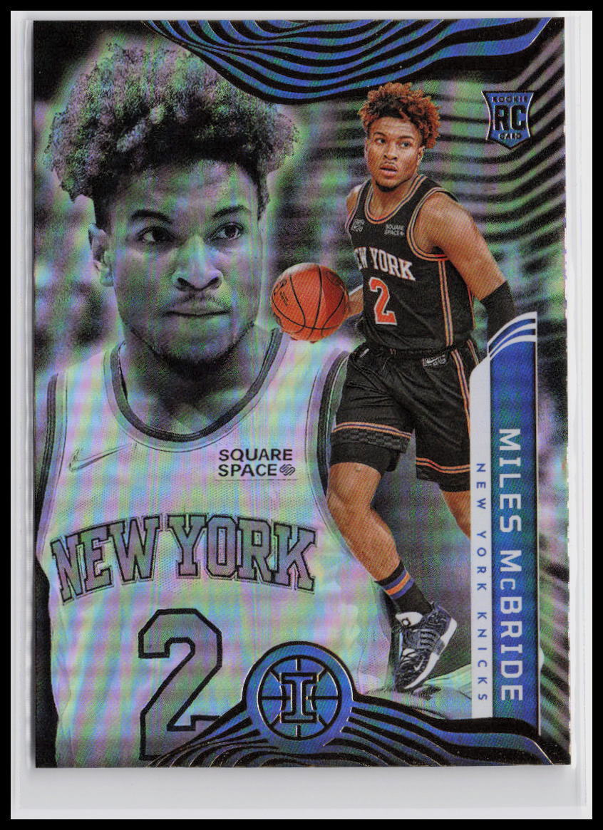 Miles McBride Rookie #184 2021-22 Panini Illusions New York Knicks