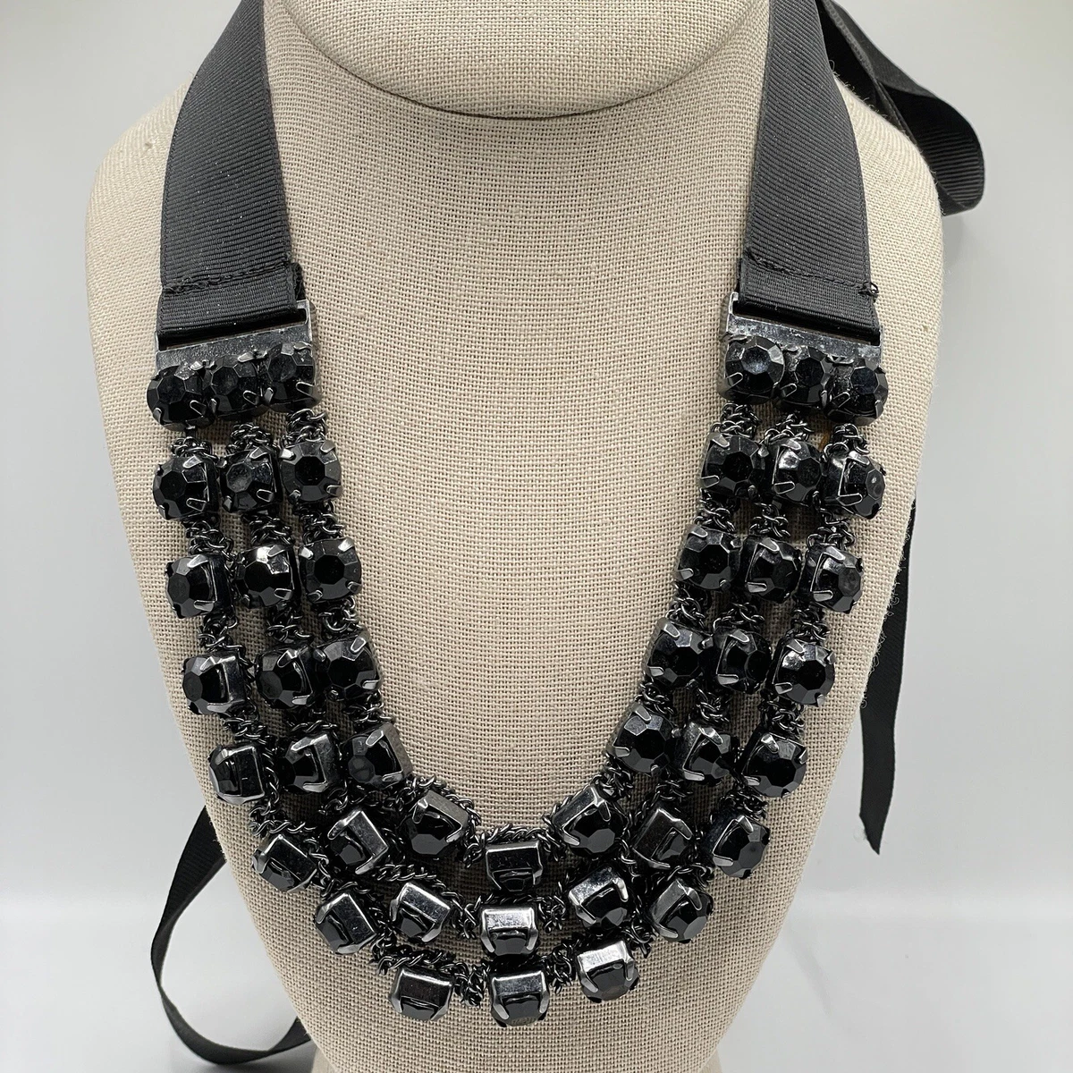 Black costume 2024 jewelry necklace