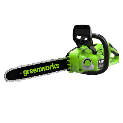 48V Akku Kettensäge 35cm 2x24V Greenworks GD24X2CS36 ohne Batterie und Ladegerät