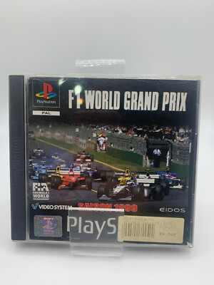 F1 World Grand Prix Sur PS1 - Complet En Boîte - Version Française - Jeu De Course