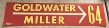 Original 1964 GOLDWATER Miller Presidential Campaign BUMPER STICKER BS5