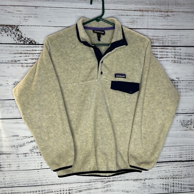 Patagonia フリースジャケット クリーム/ネイビー レトロX