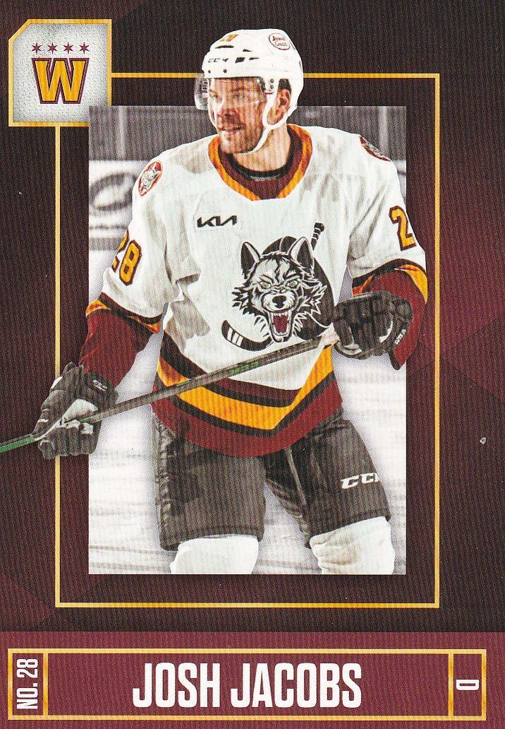 2021-22 Chicago Wolves Josh Jacobs AHL Laval Rocket