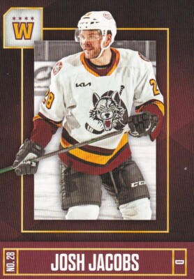 2021-22 Chicago Wolves Josh Jacobs AHL Laval Rocket