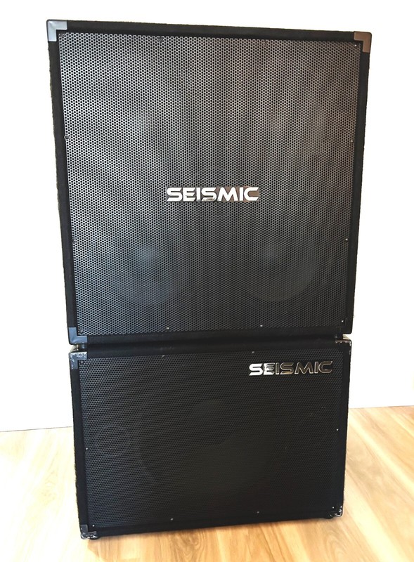 Seismic Audio SA-115 & SA-410 Bass-300W & 400W RMS/800W Peak Respectively-Black
