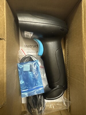 2D QR Code Scanner Wireless, Automatic Barcode Scanner for POS System, 1D
