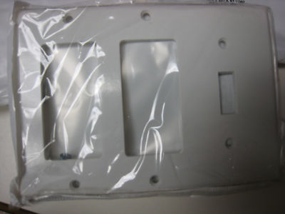 3 pcs Leviton 80431-W 3-Gang 1-Toggle 2-Decora/GFCI Device