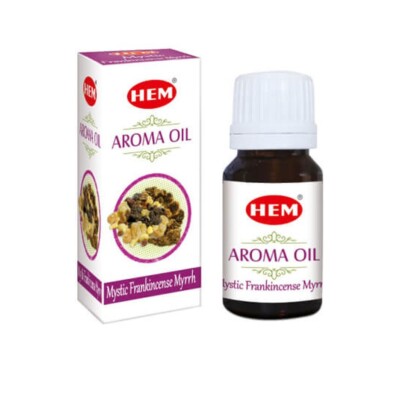 Mystic Frankincense-Myrrh Aroma Oil (10 ml) by HEM - Scented Oil for Diffusers