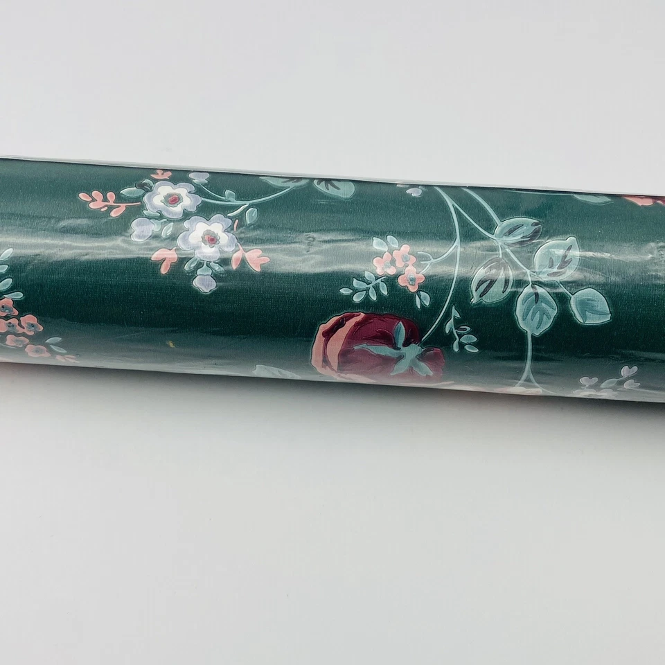 Nuevo revestimiento de pared recubierto de vinilo Borden estampado floral WC4249 - 55,4 PIES CUADRADOS Foto 3 de 4