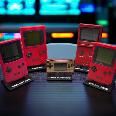 Nintendo Game Boy, DS, 2DS, 3DS, Switch Lite and Chromatic Display Stand