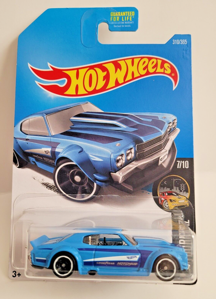 Hot Wheels 2017 Nightburnerz 7/10  '70 Chevy Chevelle   Blue