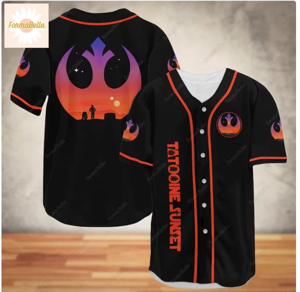 Halloween Tatooine Star Wars  Baseball Jersey Shirt