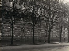 Edificio Pubblico Con Impatti Di Proiettili Parigi Francia Prima Guerra Mondiale