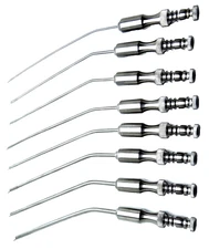 Premium 8pcs Frazier Suction Tube Set 5-12 Surgical ENT Instruments Stainless