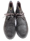Allen Edmonds "CHANDLER" CHUKKA LUG Boots 11.5 B Brown Waxed Suede USA(700N)
