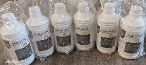 LOT OF 6 - SUBLISTAR PRECIPITATION-FREE WHITE INK - 1 LITER (DTF2022358-12032)