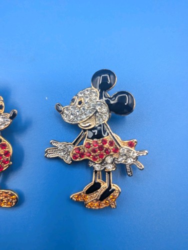 WDW MICKEY & MICKEY JEWELED PINS OR BROOCH F 17 - Picture 4 of 4