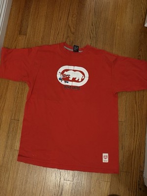 Ecko Unltd. Spider-Man Black Rhino Exhibit Red Cotton Crewneck Tee Men s L