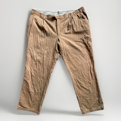 Hattric Mens Trousers Stretch Winter XXL W44 Brown/Beige Plus Size Jeans 