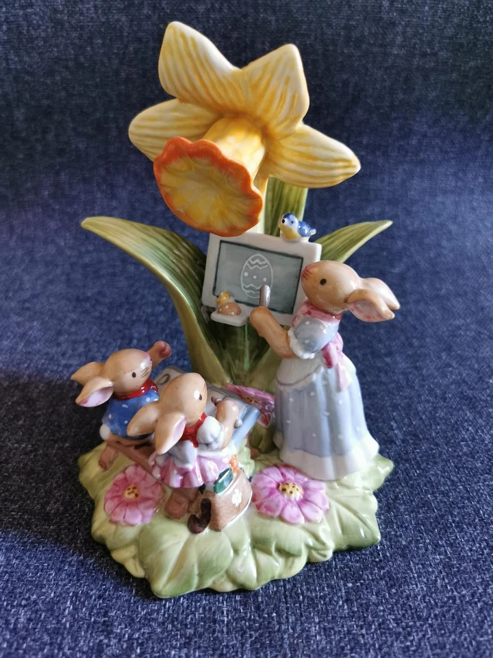 Villeroy & Boch Hasenschule Bunny Family Schule Lehrerin Schüler Ostern OVP