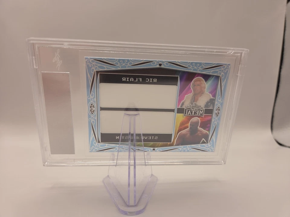 2024 Leaf Metal Legends RIC FLAIR & 'STONE COLD' STEVE AUSTIN 1/1 Slabbed Proof - Image 2 of 3
