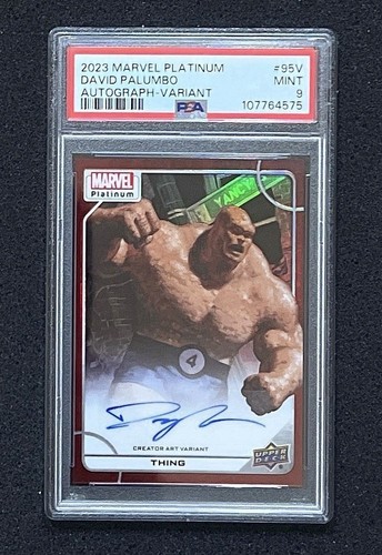 2023 Marvel Platinum - #95V David Palumbo - Auto Variant - PSA 9